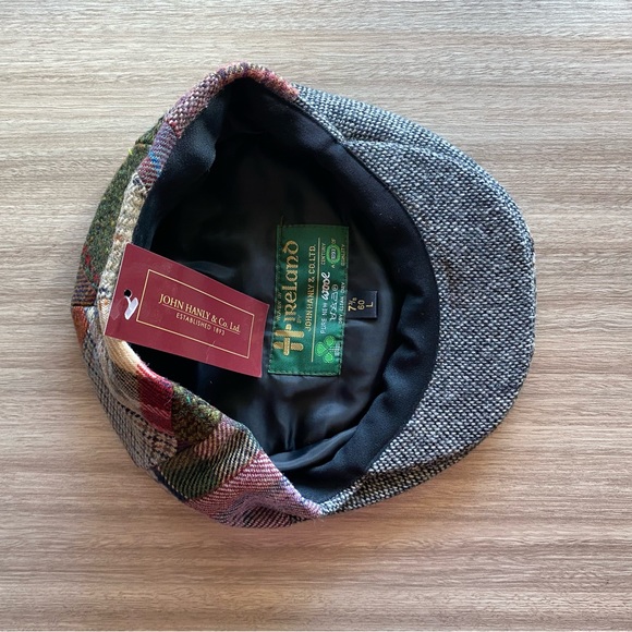 Mens patchwork wool cap - Picture 4 of 4